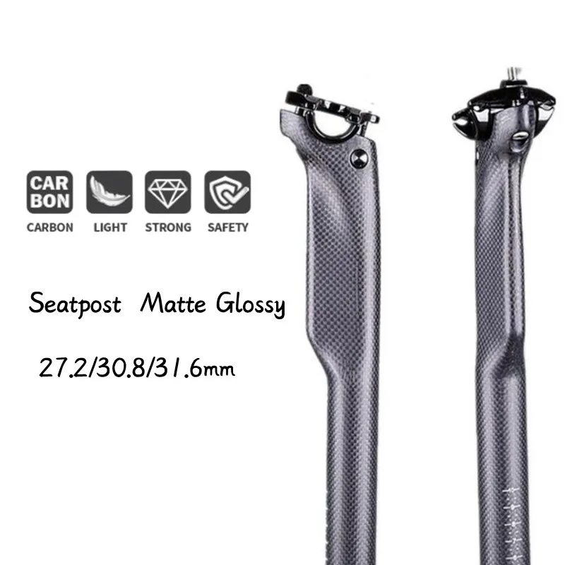 

carbon seat post Bicycle Bike Seatpost MTB Mountain Road Carbon Seatpost Bicycle Parts 27.2/30.8/31.6mm dropper seatpost