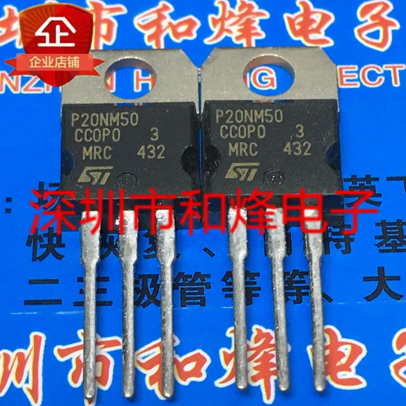 

10 шт./лот STP20NM50 P20NM50 TO-220 500 В 20 А