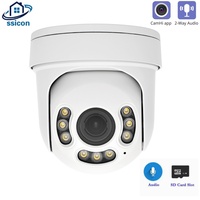 HD PTZ 4K 8MP 5MP WIFI IP Camera 5X Optical Zoom Metal Outdoor Waterproof Surveillance Security Protection Camera CamHi APP