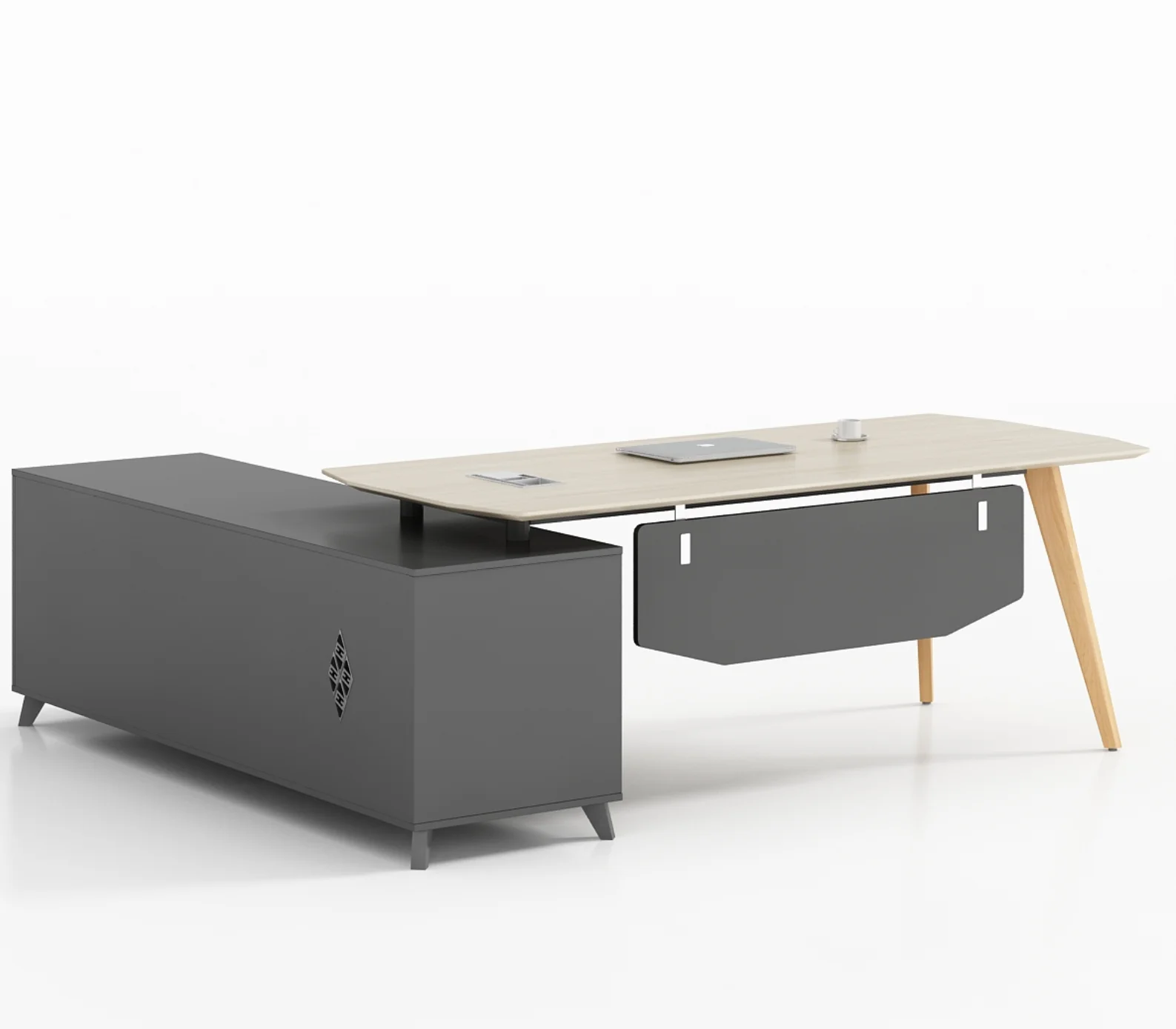 مكتب تنفيذي حديث على شكل حرف l مكاتب مكتبية تنفيذية l الشكل