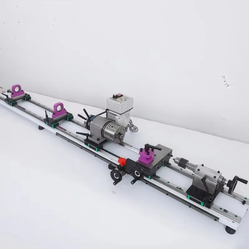 Pool Cue Repair Lathe Machine Brushless Motor Manual Snooker Cue Repairing Machine Casting Bed Billiard Maintenance Equipment