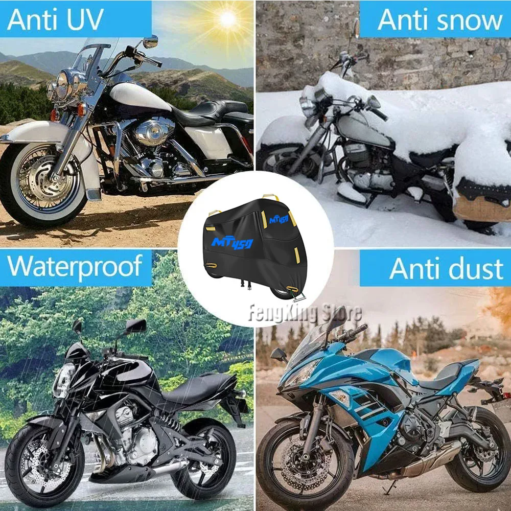 For  CFMOTO 450 MT CFMOTO 450 MT  Motorcycle Cover UV Protective Dustproof Snowproof Outdoors Rain Waterproof Cover