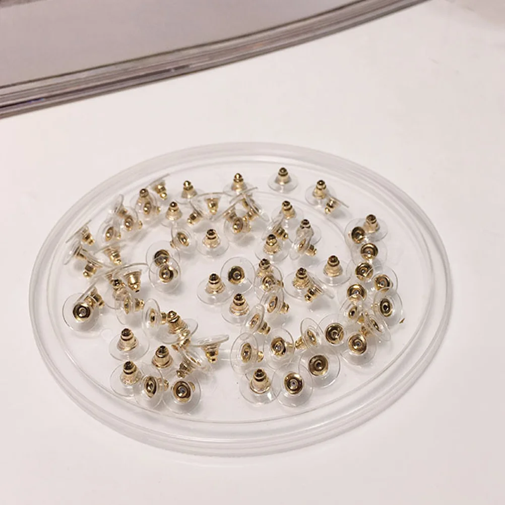 

300 pcs Backs Diy Earring Stoppers For Jewelry Making Ear Back Stoppers Earrings Accessories Diy Earnuts Earring Safety Backs