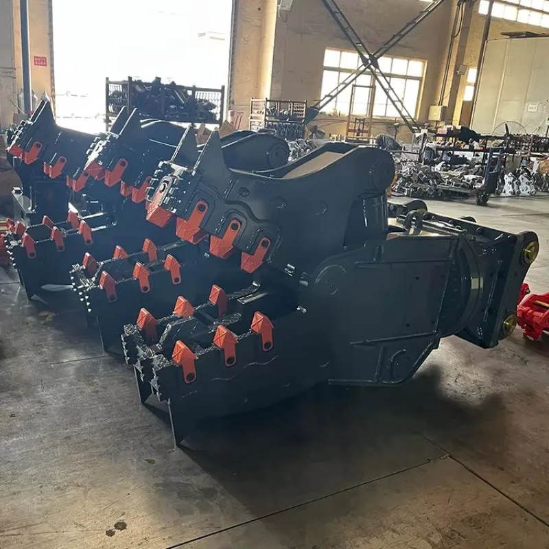 360° Rotating Hydraulic Pulverizer For 18-24t Excavator Demolition & Rebar Cutting