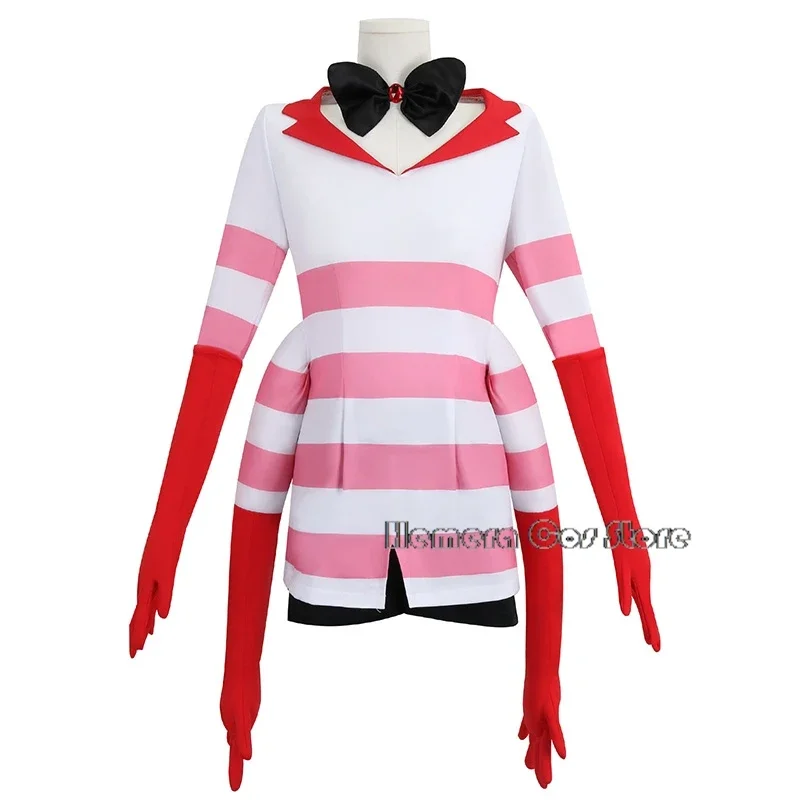 Anime hasbin Angel Dust Hotel Cosplay Costume Spider AD Unisex Suit Four Leg Clothes Fur Uniform Angel Sexy Halloween Party 2024