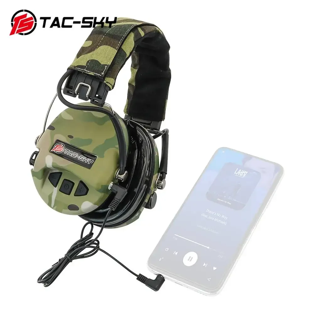 

TAC-SKY Tactical Headset SORDIN IPSC Version Outdoor Hunting Air Gun Shooting Protective Earmuffs Pickup Sound Noise Reduction