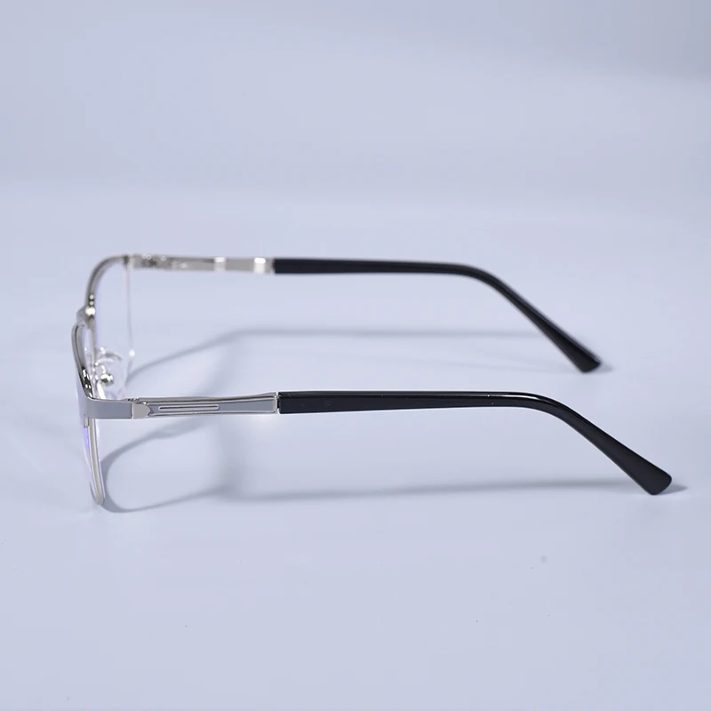 Männer Blau licht blockieren Lesebrille für Männer Metall Rahmen Magazin Leser Übergroßen Frühling Scharnier Rahmen Doppel Farbe + 125 + 175 + 22 – Detail 14