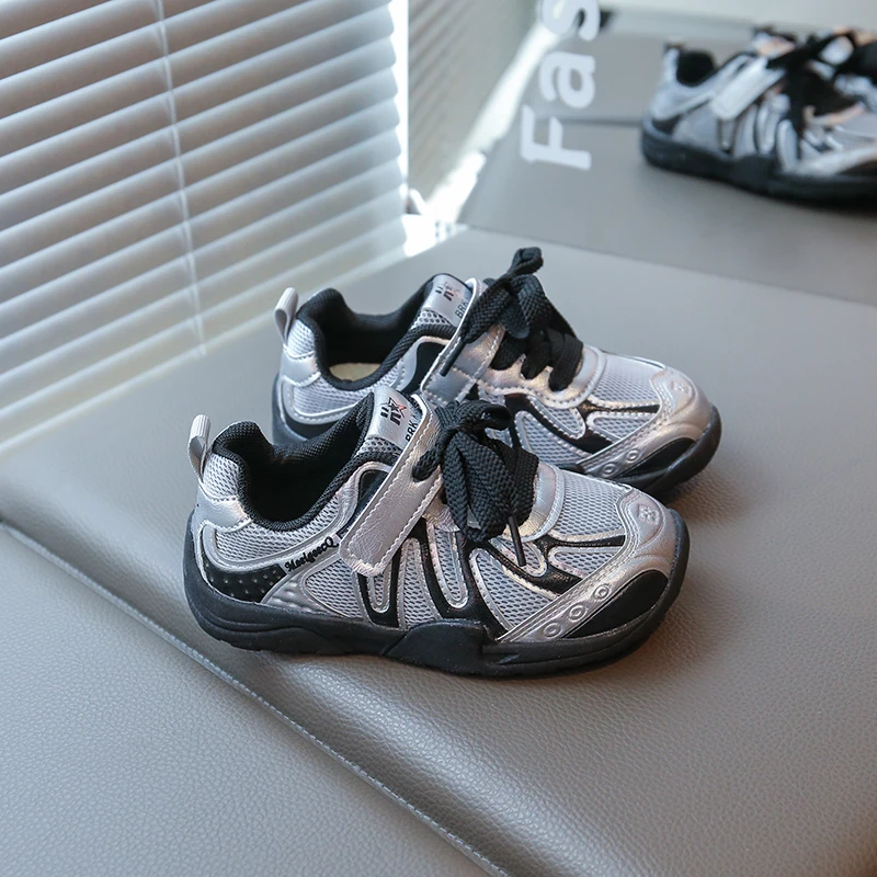 

Детские массивные кроссовки в стиле ретро, дышащие сетчатые кроссовки для бега, повседневная обувь для мальчиков и девочек в стиле Y2K