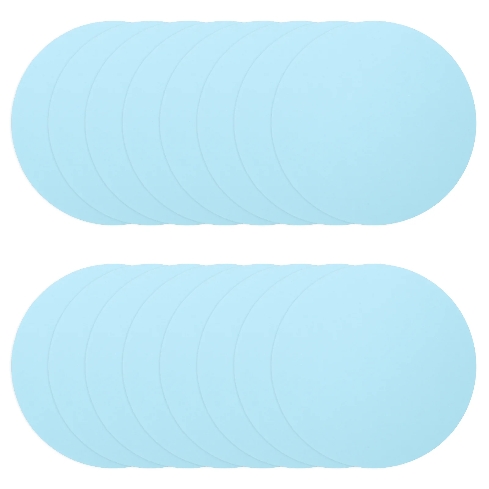 

20 Pcs Round Painting Paper Blank Greeting Cardstock Diy Writing Cardboards Decorations