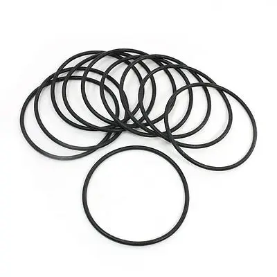 5Pairs 95mm Outside Dia 4mm Cross Section Industrial Rubber O Rings Seals