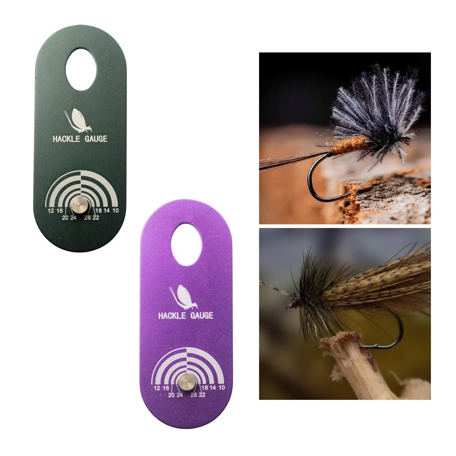 

Инструмент для вязания мушек: компактный измеритель хакла, принадлежности и оборудование для изготовления приманок