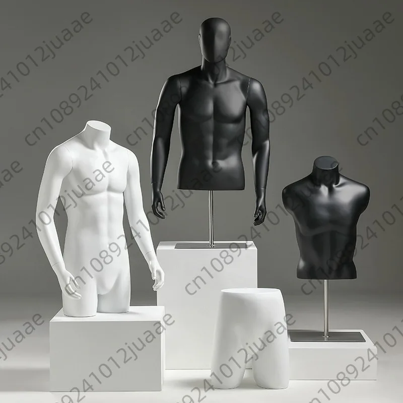 Half-body sports model props men's table model shelves clothing store dummy display stands