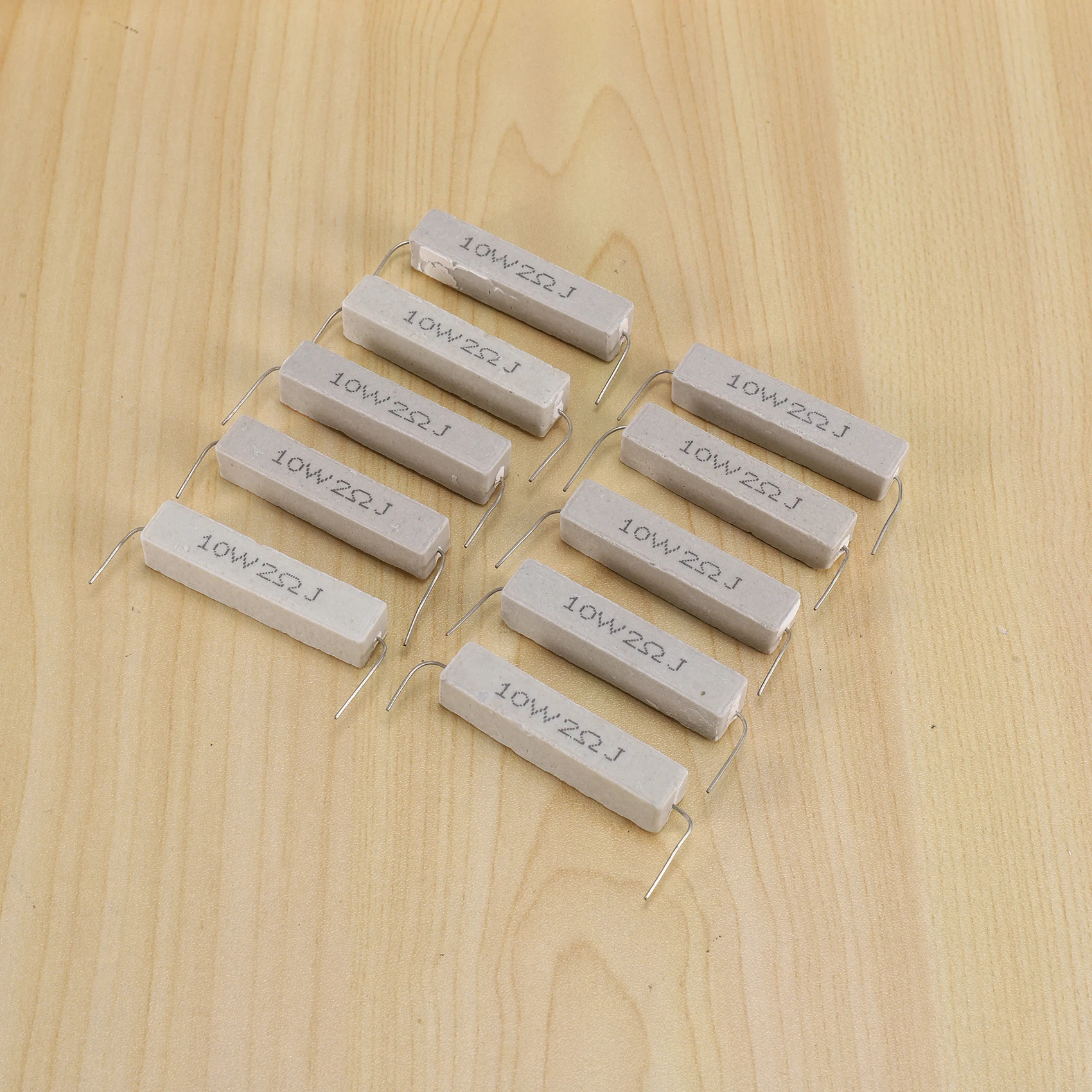 효율적인 10개 권선 시멘트 저항기 2옴 10W 와트