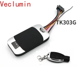 Veclumin TK303G 2G IP66 with Remote Control Cut Off Engine Vehicle Tracker Web APP GPS Tracker Car GSM GPS Locator Coban