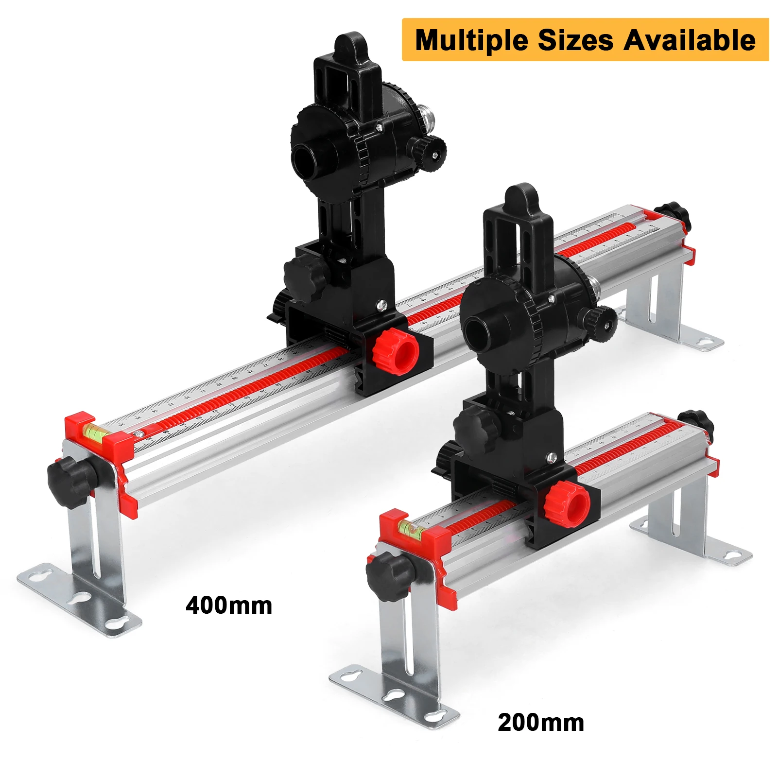 Stable Mounting Aluminum Alloy Construction Adjustable Laser Level Bracket Laser Level with 1/4inch to 5/8inch Screw Adapter