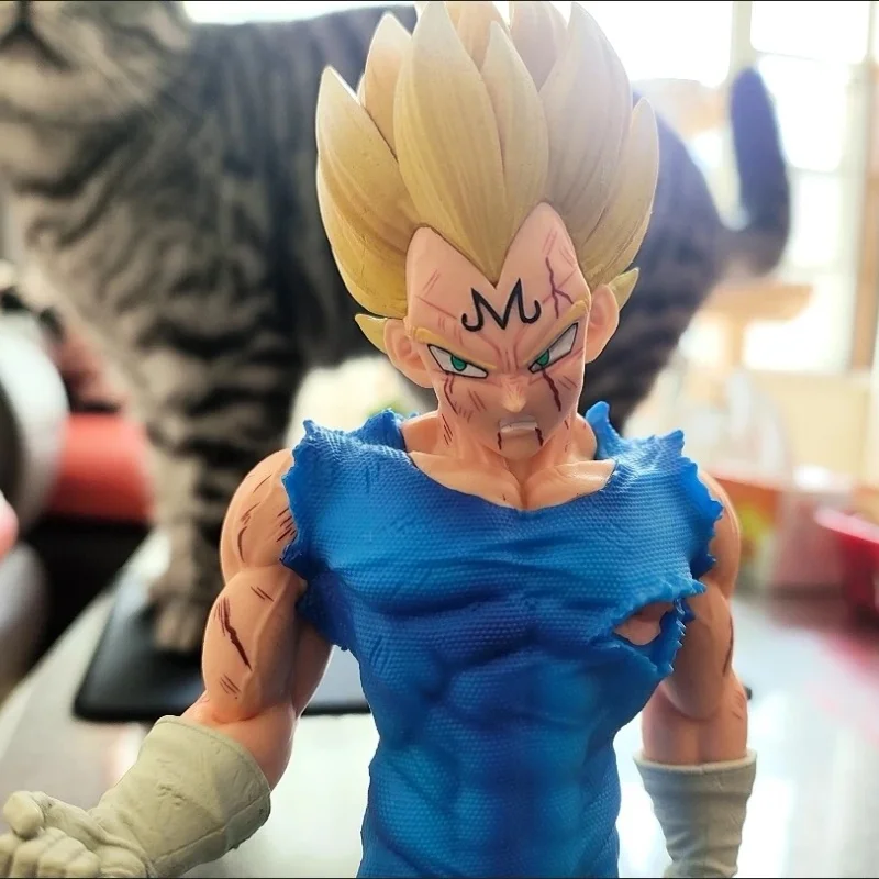 21cm Anime Dragon Ball Z Majin Vegeta Action Figure Model Toys GK Statue Collectible Ornaments Birthday Gift For Children