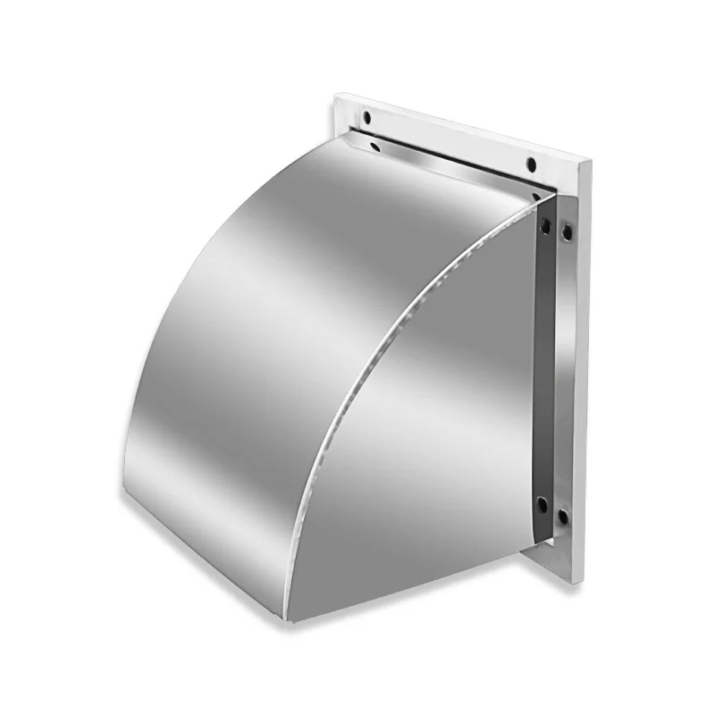 304 stainless steel exterior wall rainproof , windproof cover, exhaust fan air outlet cover, range hood air outlet square hood