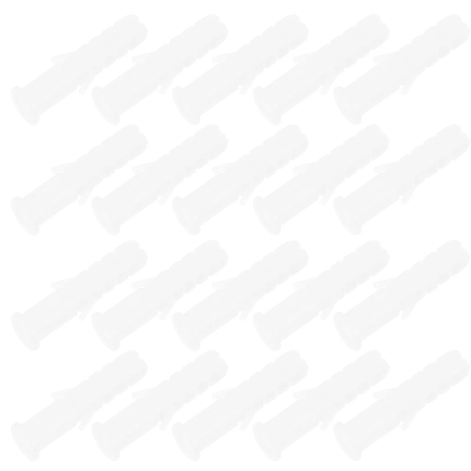 

100Pcs Premium Plastic Expansion Plug Self Tapping Screw Plug for Wall Mounting Heavy Duty Expansion Tube for Shelf Curtain