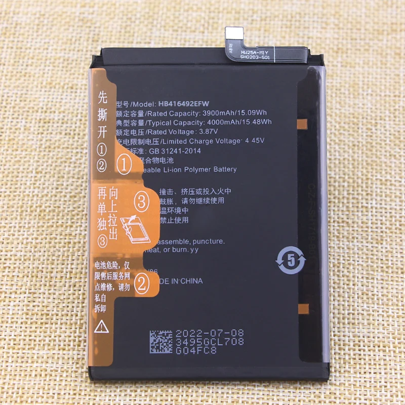 Batteria originale 3.87V 4000mAh per Huawei Honor X8 / X30i X 30i TFY-AN00 TFY-AL40 TFY-TN00 cellulare