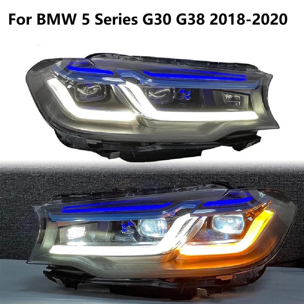 

for BMW 5 Series 2018-2020 Year G30 G38 Headlight Assembly LED Headlamp Lamps Plug and Play