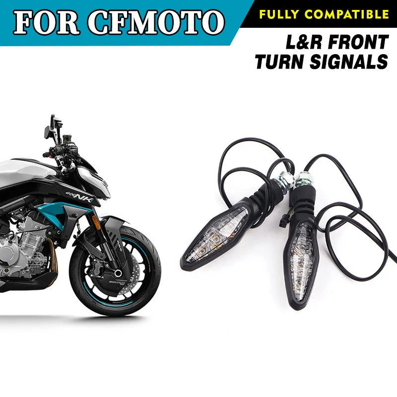 Image of Für CFMOTO 675NK L&R Vordere Blinker 675 NK Blinkerleuchte Blinklicht Lampe Motorradzubehör Originalteile