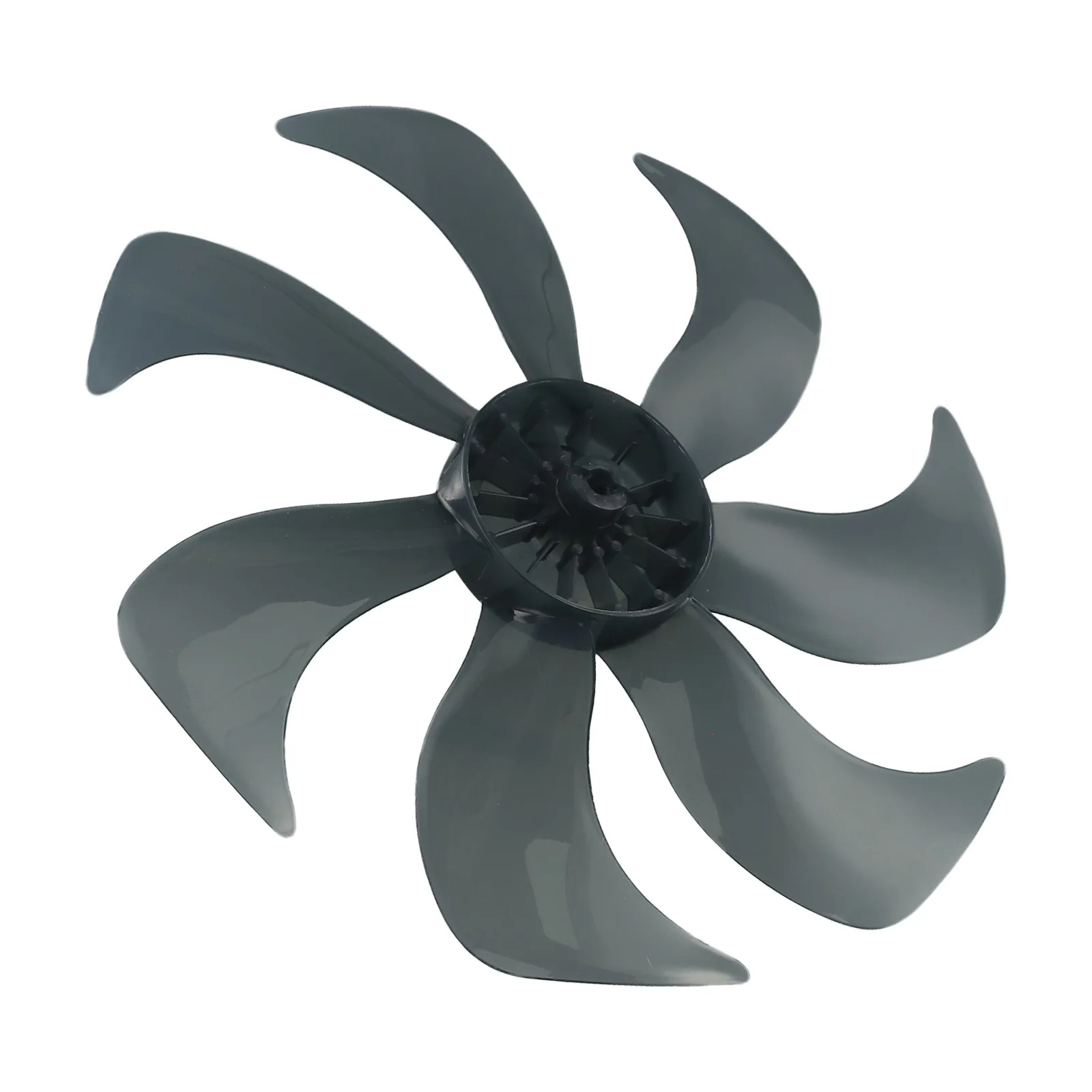 14 Inch Floor Fan Blade Replacement With Nut Cover Plastic Construction 350MM Diameter For Standard Household Fan