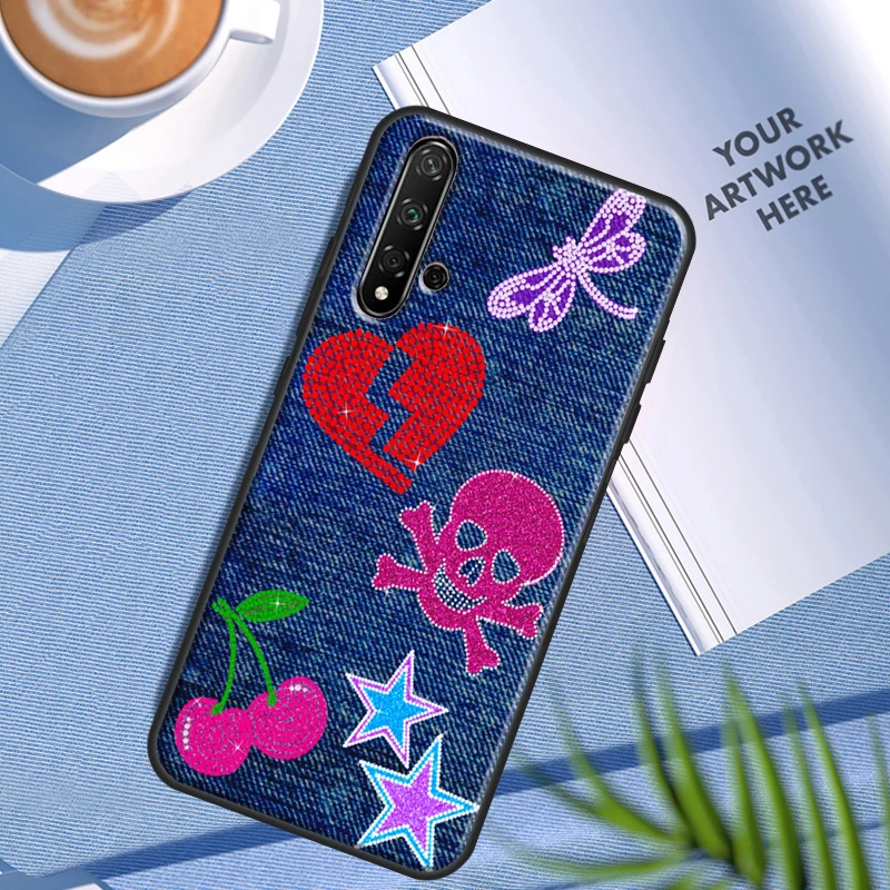 Чехол Cherry Pop Butterfly Burning Love для Huawei Nova Y70 Y91 Y90 Y60 Y72 Y61 12s 12i 9 10 SE 11i 8i P20 P40 P30 Lite P60 Pro
