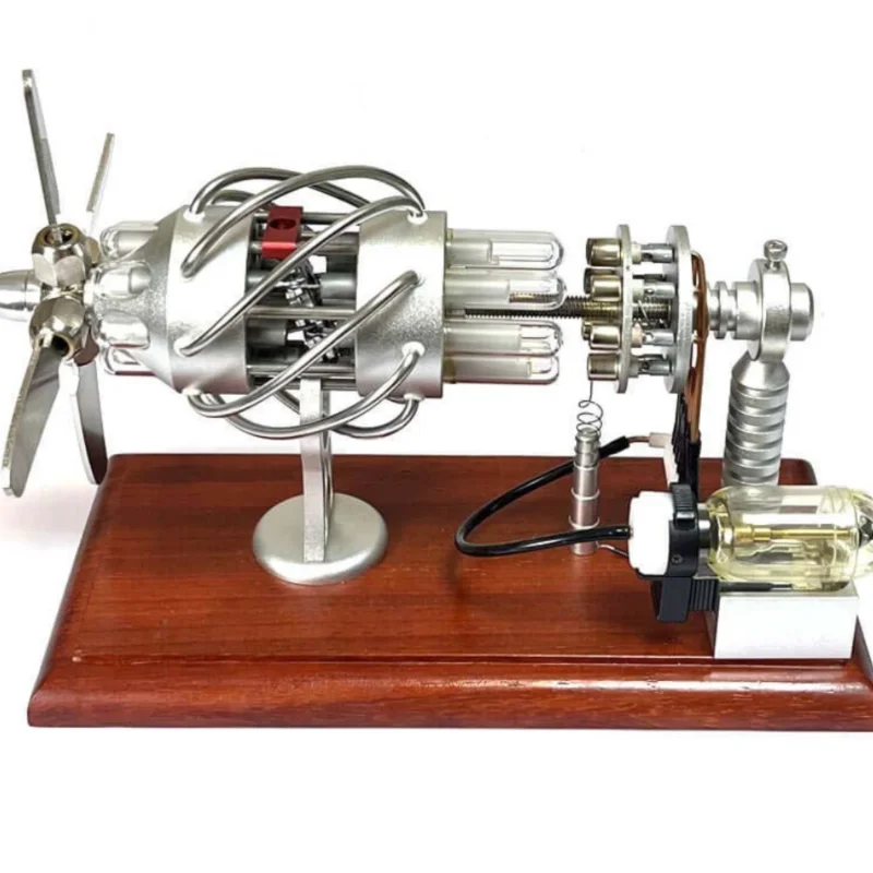 Cylinder swashplate Stirling engine model