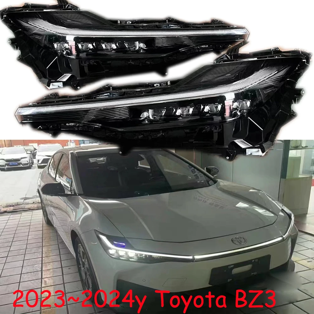 1pcs car bupmer head light for Toyota BZ3 headlight LED 2022~2024y car accessories DRL fog for Toyota BZ3 headlamp