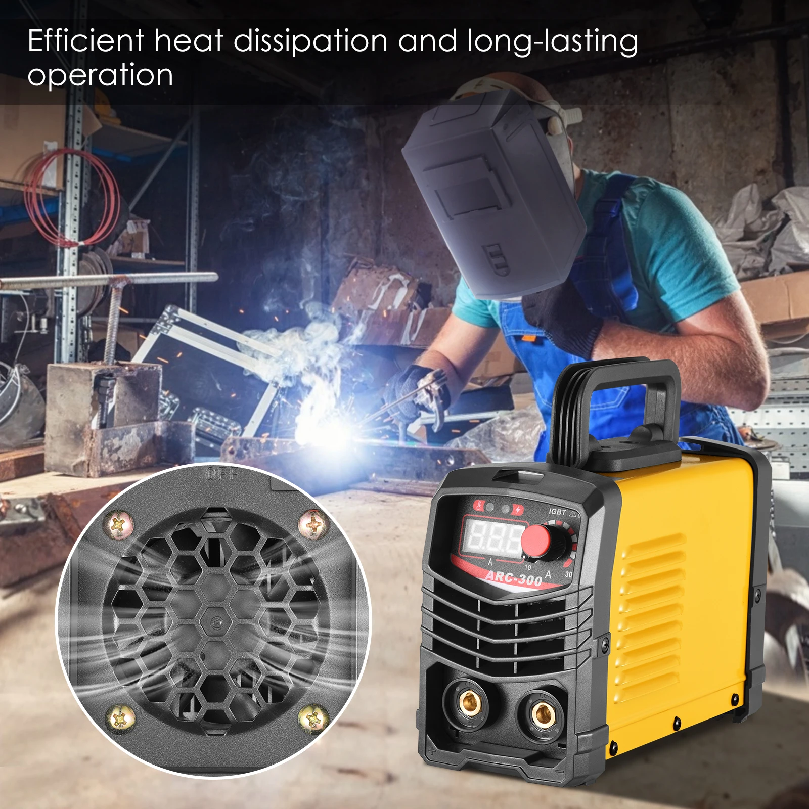 300Amp ARC MMA Inverter Welding Machine Welder IGBT Semi-automatic Welding Machine Portable Welder Metal Iron 110V 220V