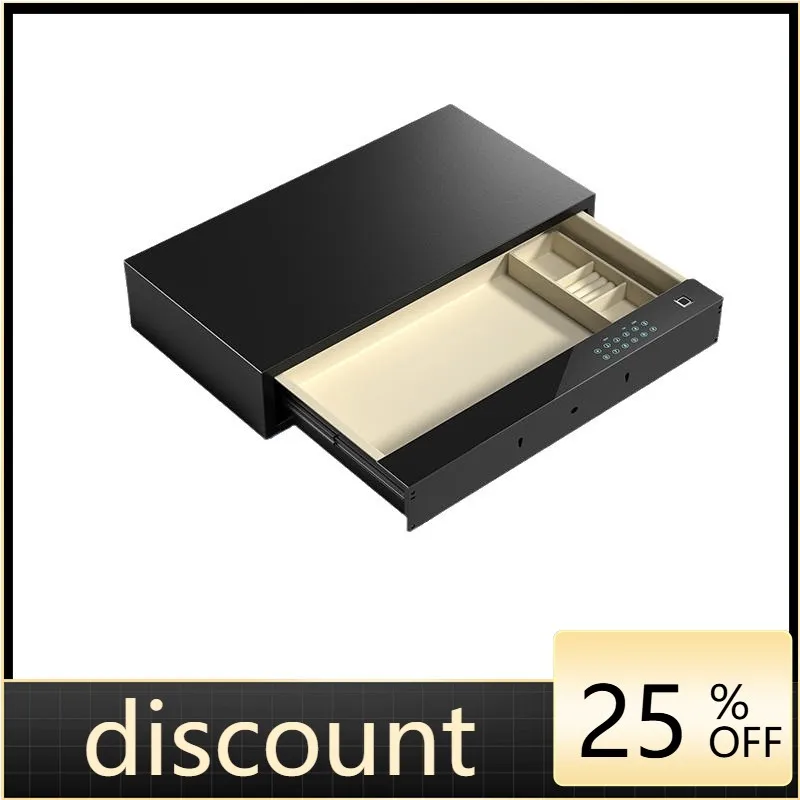 LTT fingerprint password drawer safe household small wardrobe embedded safe