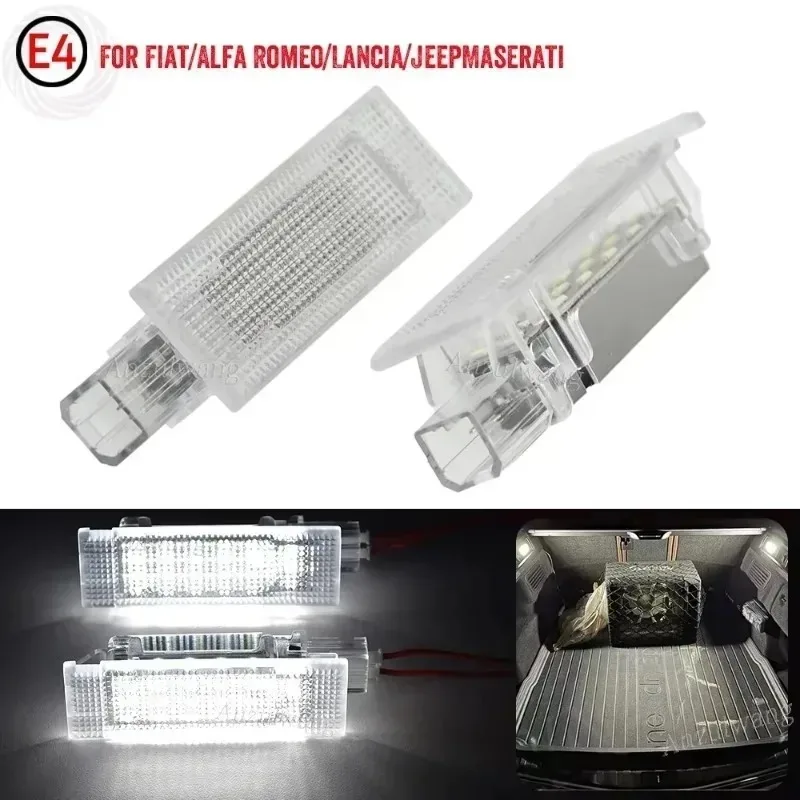 2 piezas Argo Panda Grande Punto compartimento de equipaje para 500 500X 500L luces LED compartimento de equipaje