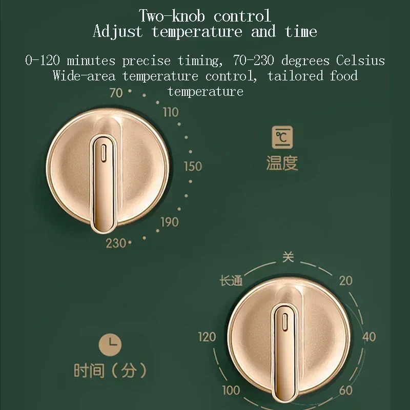 Desktop 220v Precision Temperature Control Household Baking Electric Oven Small Large-Capacity Multi-Function Vertical Oven