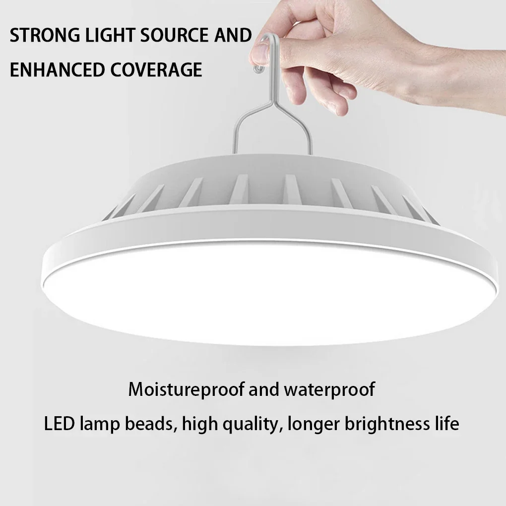 Super Bright 300W LED Solar Lamp with Remote Control for Outdoor Camping, Emergency and Night Market