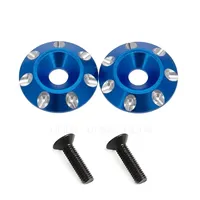 M3 Gasket Metal Tail Wing M3 Countersunk Screws Washers for 1/8 1/10 Scale Off Road Buggy Monster Truck RC Dift Car