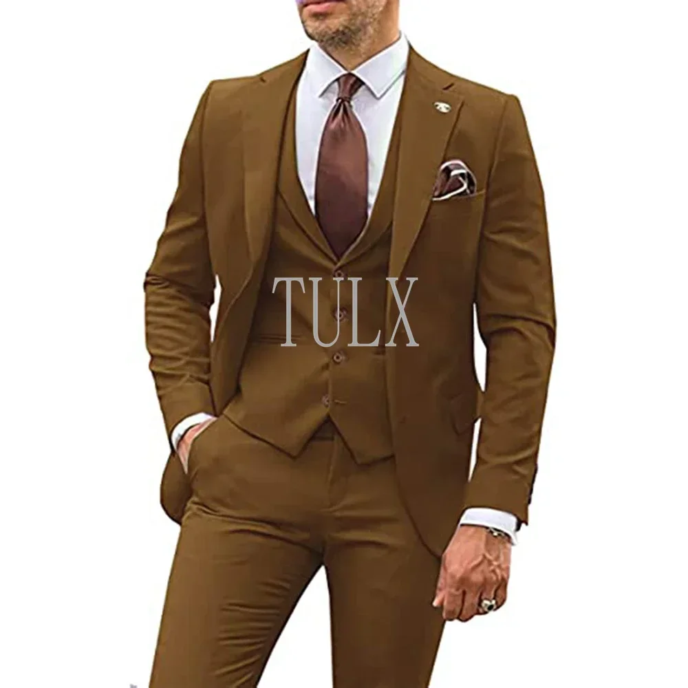 الرجال بدل زفاف حفلة الأعمال عادية العريس البدلات الرسمية سترة مجموعات حقق التلبيب 3 الموافقة المسبقة عن علم (سترة + سترة + السراويل) سليم صالح زي أوم