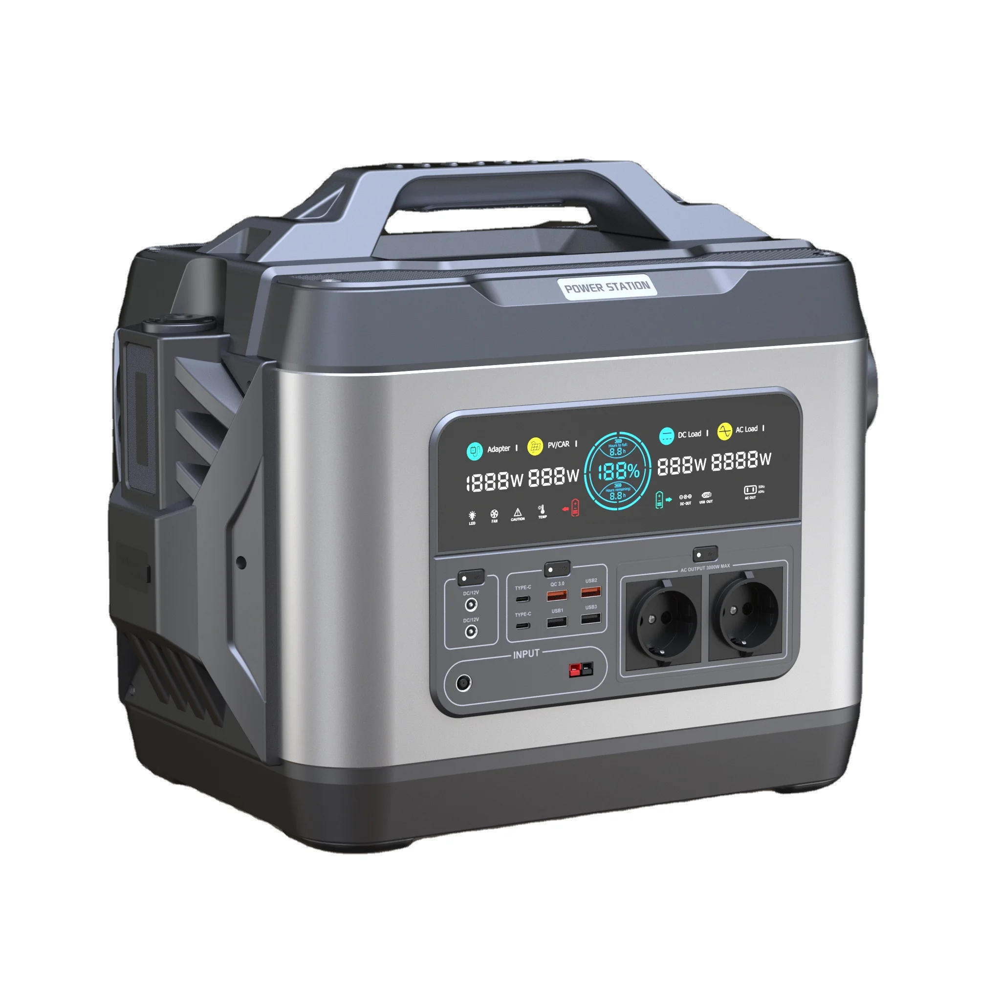 UPP M1200 1200w 50ah Generator NCM Portable Power Station PD Function Portable Charge Station For HOME Appliances