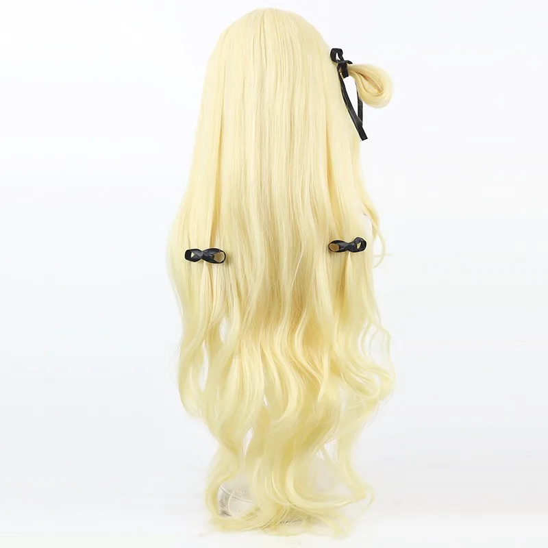 Wuthering Waves Phoebe شعر مستعار كوسبلاي طويل أشقر مجعد للحفلات التنكرية والمناسبات التنكرية |   الكبار النساء الرجال تأثيري التبعي