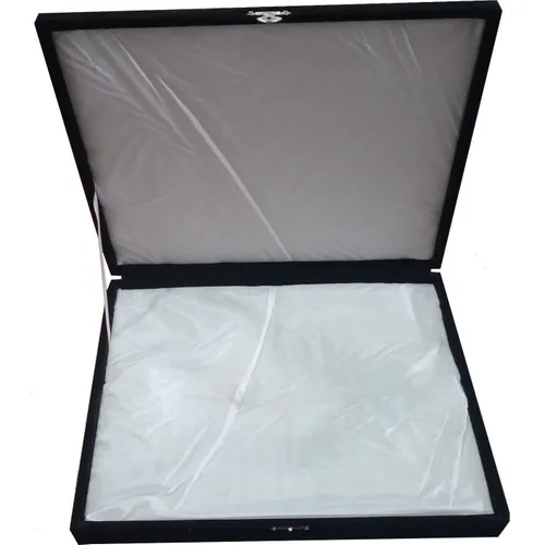 Nkk 40 Cm Black White Inside Velvet China Plate Box