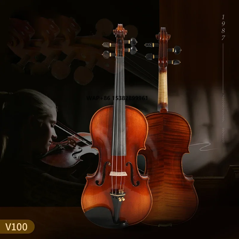 

Профессиональные скрипки Starway ручной работы из ели высшего качества, размеры 1/4, 2/4, 3/4, 4/4, с накладкой на гриф из черного дерева и смычком из черного дерева.