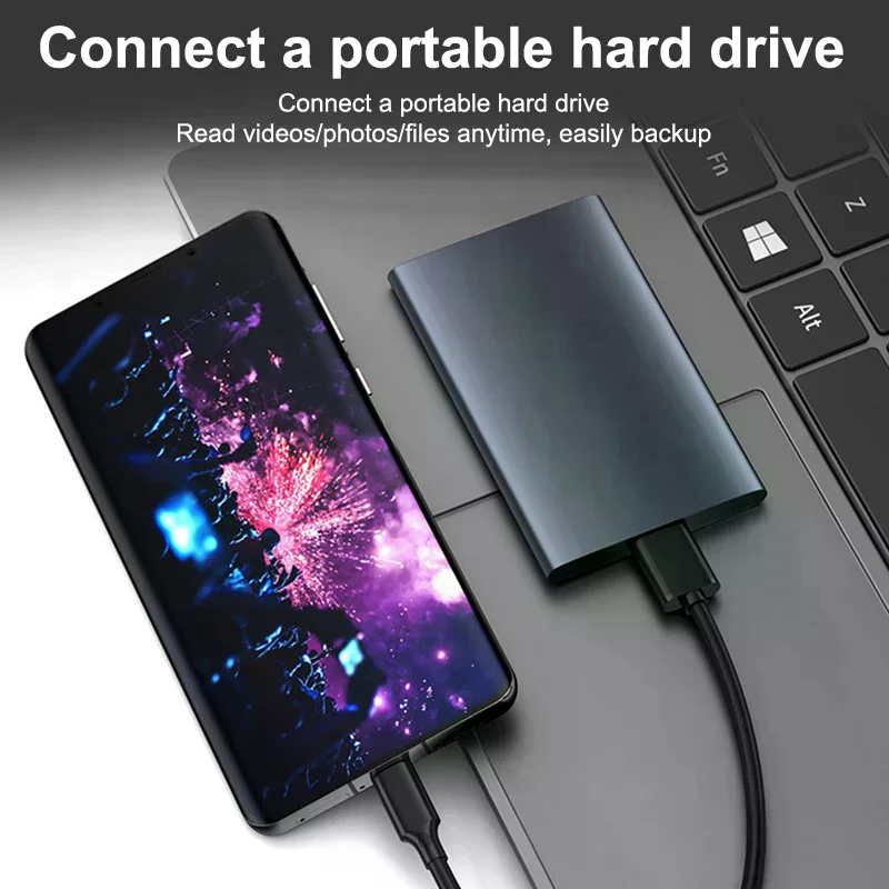 10gbps Laptop Phone External Disk Tablet Type C to Micro B USB3.0 Cable HDD 3A Hard Disk Drive Fast Transfer Data Cord for