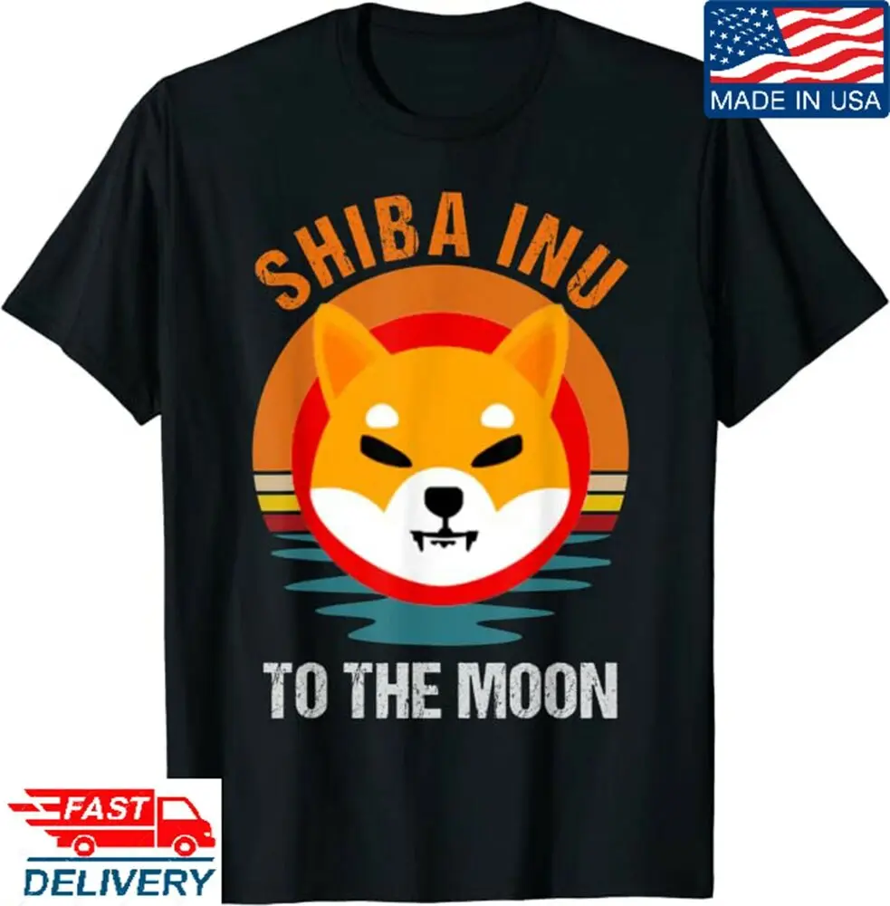 To The Moon, Shiba Inu  Coin Men Crypto Hodl T-Shirt, Hold   ShirtsUnisex Summer Luxury Brand Oversize