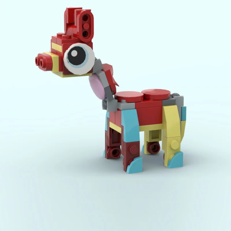 Creators Animal Series Model MOC Building Bricks Colorful Horse Modular Technology Gifts Holiday Assemble Children Toys Suit