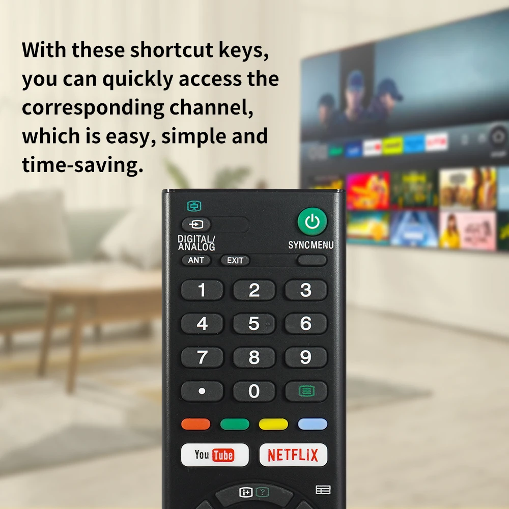 New RMT-TX300P Remote Control Suitable For Sony BRAVIA TV Universal Remote Control With YouTube Netflix Buttons