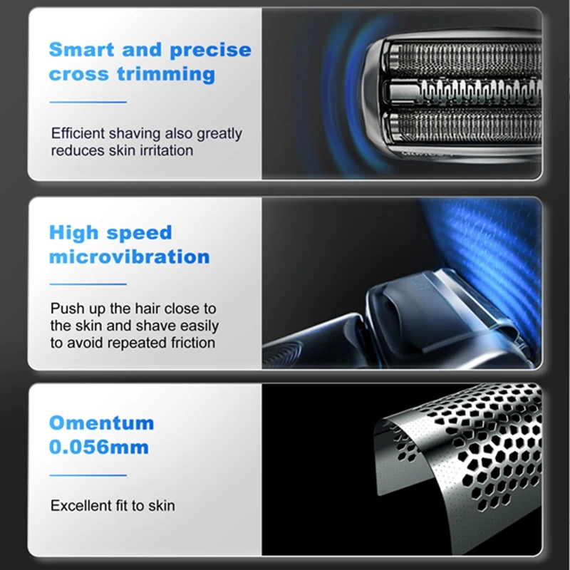 رؤوس بديلة لماكينة الحلاقة الكهربائية للبران ، سلسلة الفضة 7 ، 70S ، من من من ، من 790CC ، 760CC ، 765C ، 795CC ،