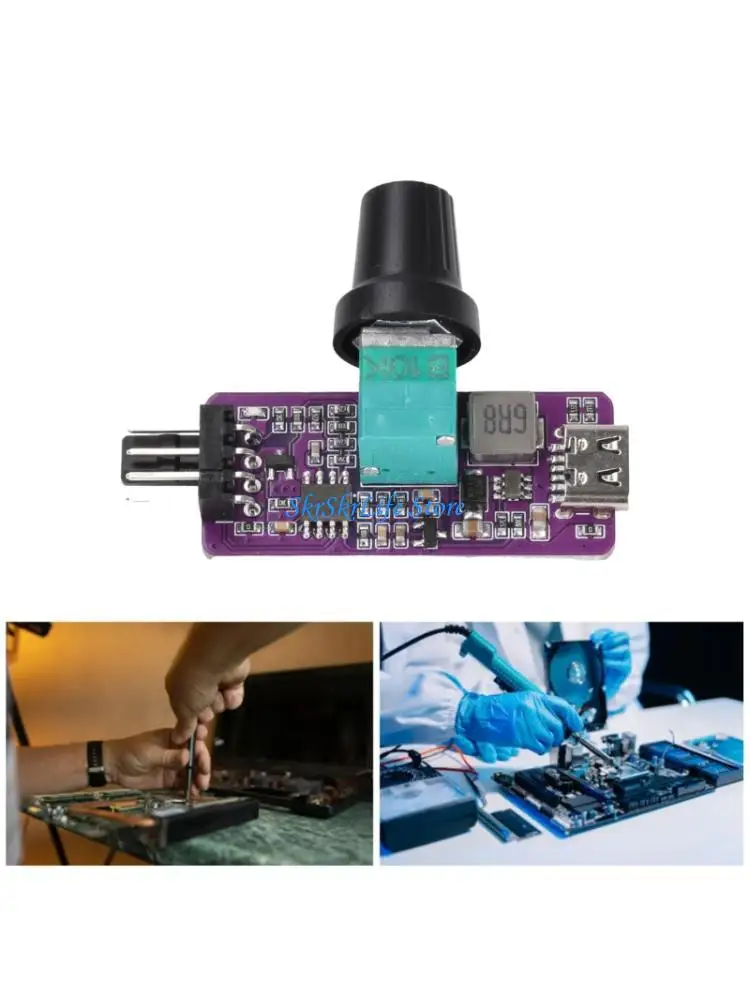 E65E Miniature Adjustment Speed Optimized For Quiet 4 Wire Fan Installations LED Lighting Control