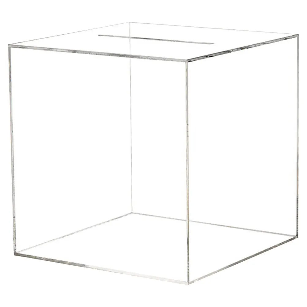 

Piggy Bank Gift Clear Money Jar Container Desktop Transparent Saving Pot