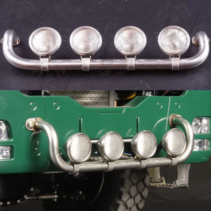 أضواء محاكاة معدنية بمقياس 1:14 لـ Tamiya مركبة يتم التحكم بها عن بُعد سكانيا 770S R620 فولفو بنز أروكس مان TGX ملحقات السيارة