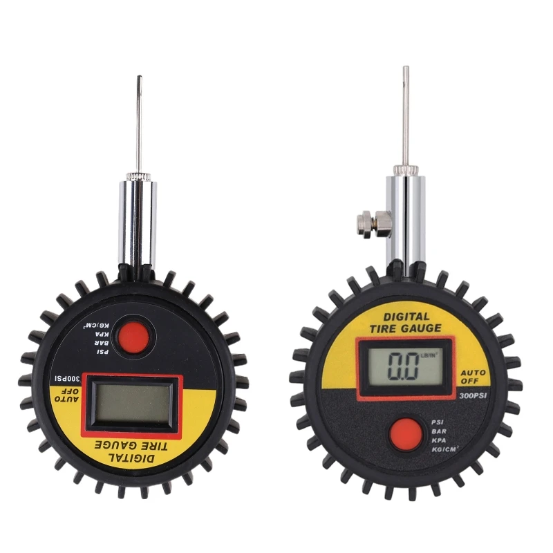 Soccer Ball Pressure Gauge Air Watch Football Volleyball Basketball Plastic Barometers with Built-in Release for Valve