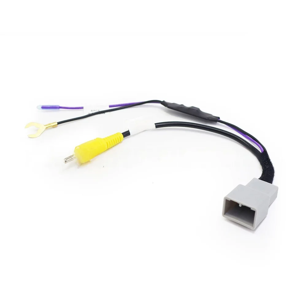 For Honda Reversing System 12P Reverse Camera Cable For Parking Assistance Setup High-strength Copper Material